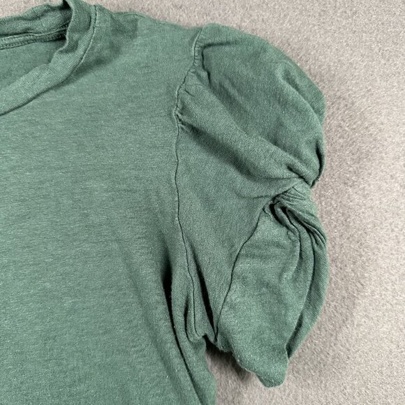 BCBGMaxazria Tops Womens Small Lot of 2 Blouses Floral Solid Short Sleeve - Picture 13 of 16